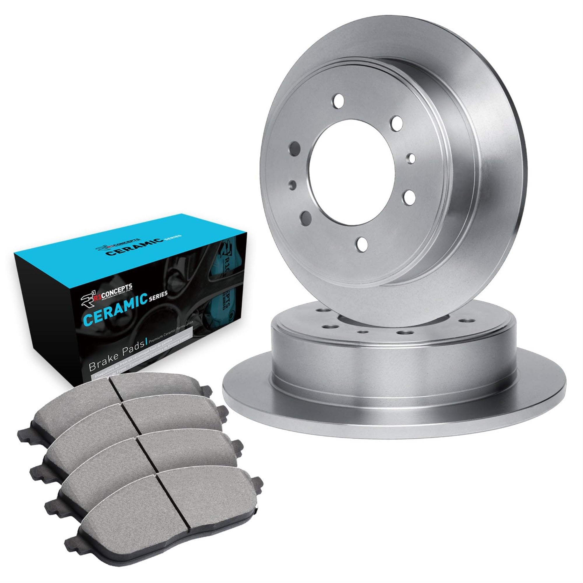 R1 Concepts Disc Brake Rotor Set with Ceramic Pads WFWN1-92050