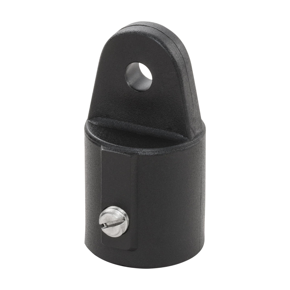 Whitecap 3416Bp Nylon 3/4' Inside Eye Top Fitting With Set Screw - Black, Pair
