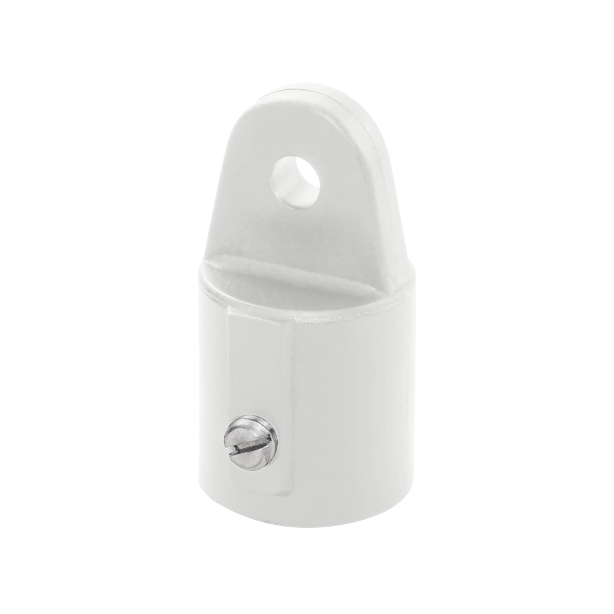 Whitecap 3416Wp Nylon 3/4' Inside Eye Top Fitting With Set Screw - White, Pair