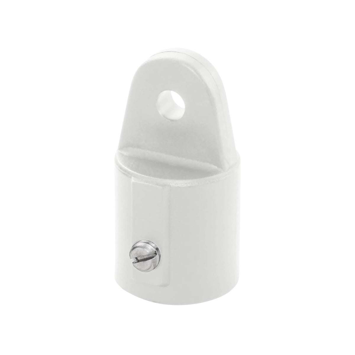 Whitecap 3416Wp Nylon 3/4' Inside Eye Top Fitting With Set Screw - White, Pair