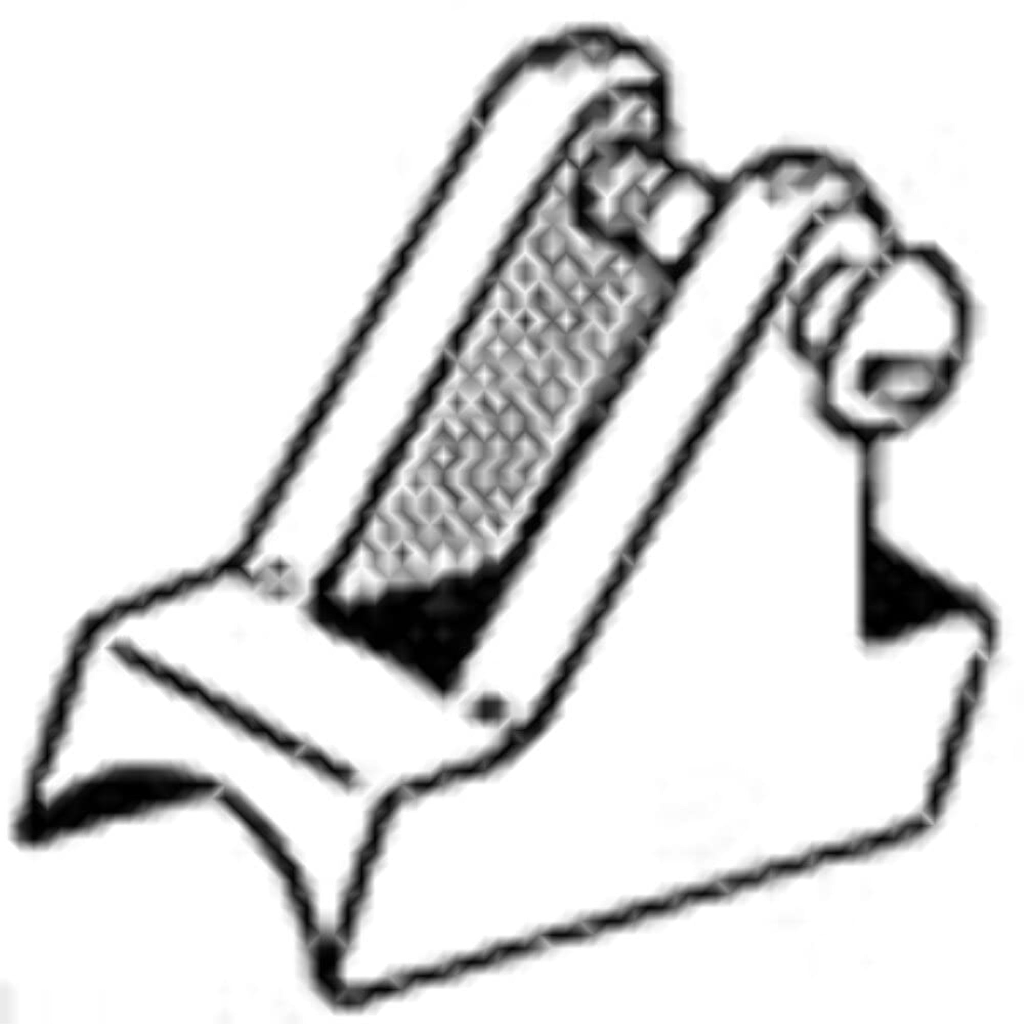 Whitecap 3443Bp Rail Hinge