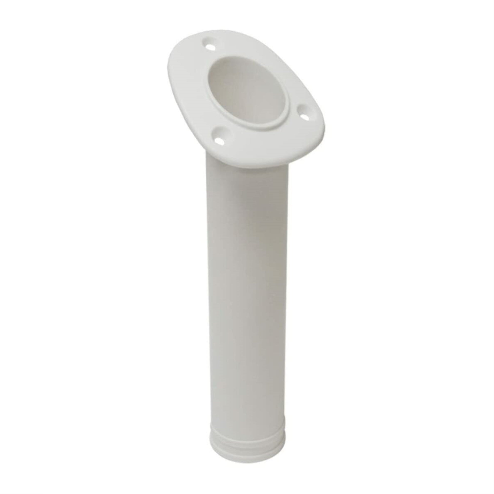 Whitecap Industries 3447Wp Nylon Flush Mount Rod Holder - 30, White