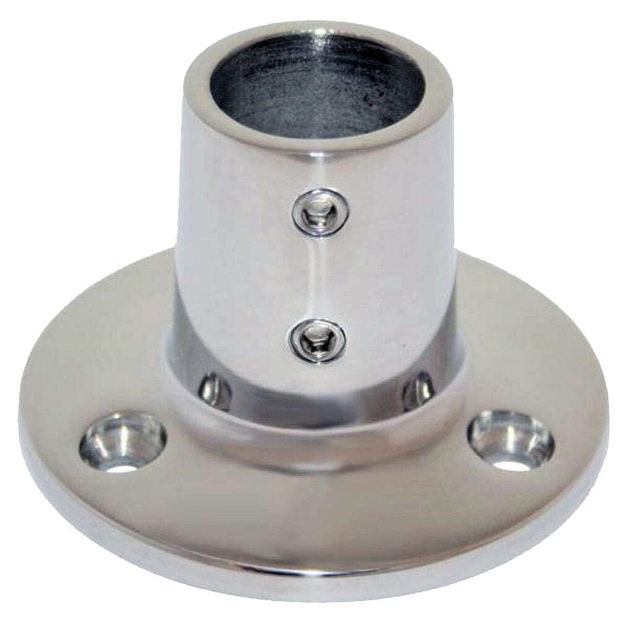 Whitecap 1' O.D. 90 Round Base Ss Rail Fitting