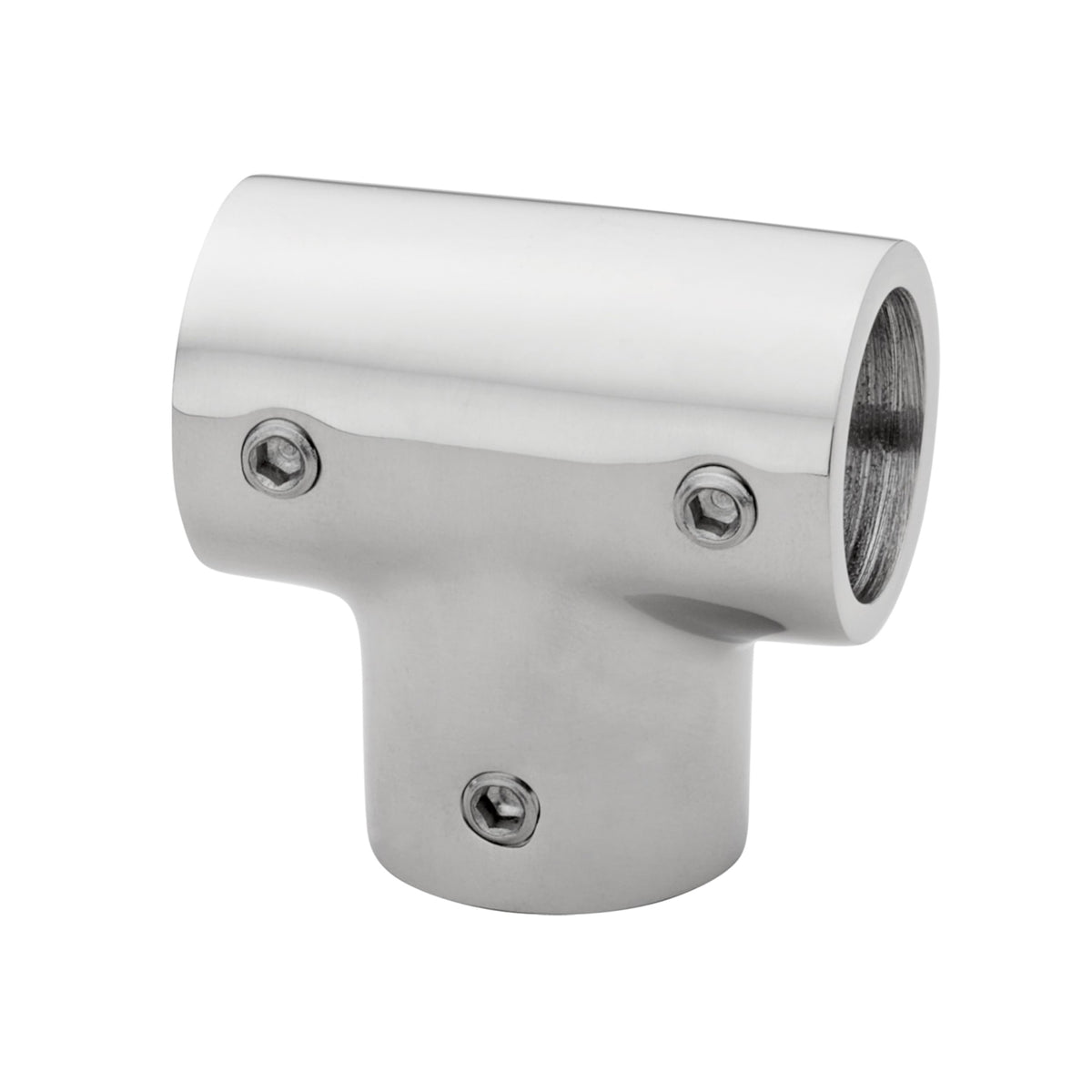 Whitecap 1' O.D. 90 Ss Tee Rail Fitting