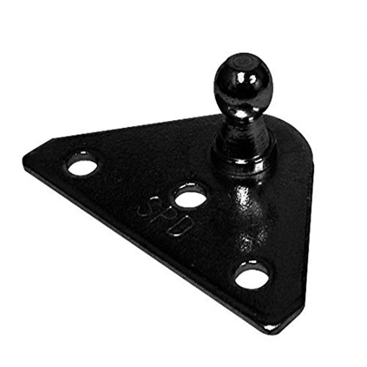 Whitecap G-1015C Gas Spring Zinc-Plated Mounting Bracket - 1-3/4' L X 5/8' W X 1-1/4' H, 10Mm Ball