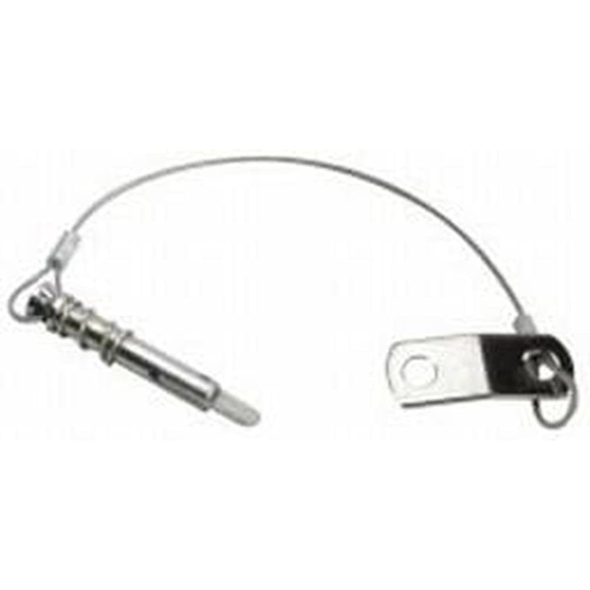 Whitecap S-1021C Quick Release Pin With Lanyard, Spring And Flip Tab - 1/4' X 1'