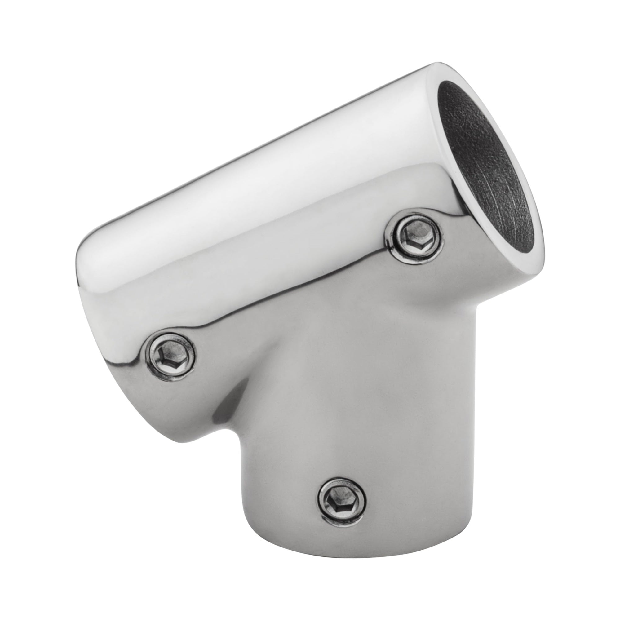 Whitecap S-1441C 60 Tee Rail Fitting - 7/8' Left Hand, Cp/Zamac