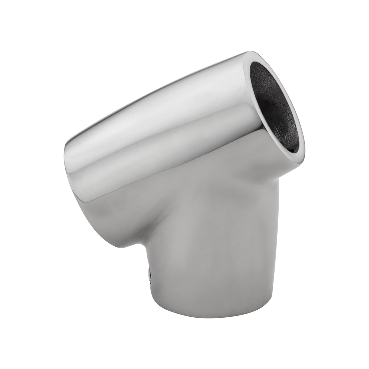 Whitecap Ind Whitecap S-1490C 60 Universal Tee Rail Fitting - 7/8' Tube O.D, Cp/Zamac