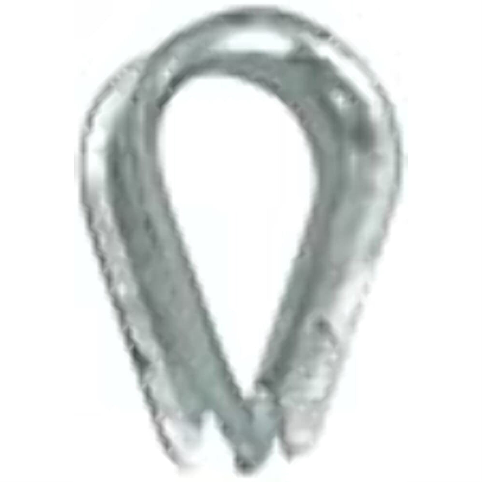Whitecap S-4085, Wire Rope Thimble For 1/2' Rope, Stainless Steel