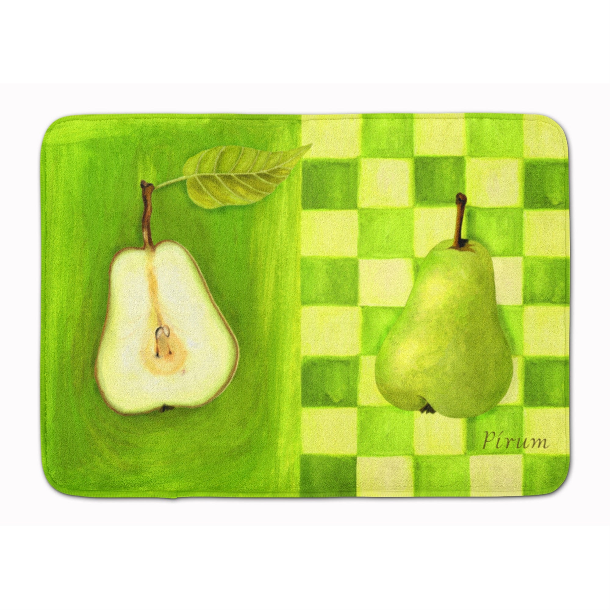 Caroline'S Treasures Pear By Ute Nuhn Floor Mat, 19 X 27, Multicolor