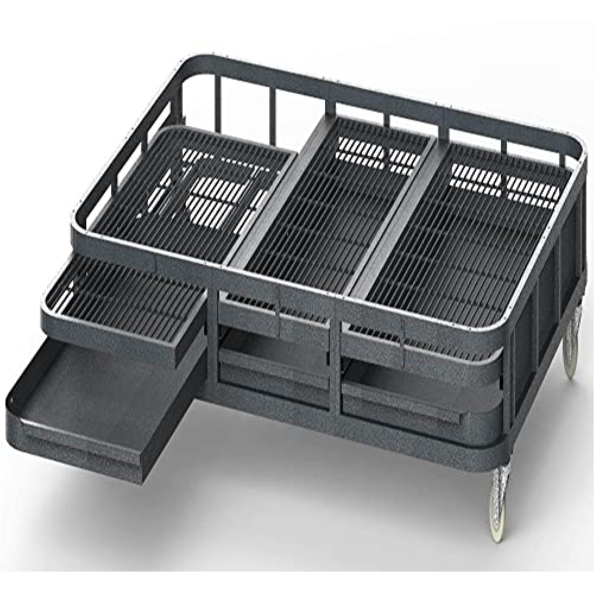 Base For Wi6262, Easy Glide Wheel, Slide Trays And Grates