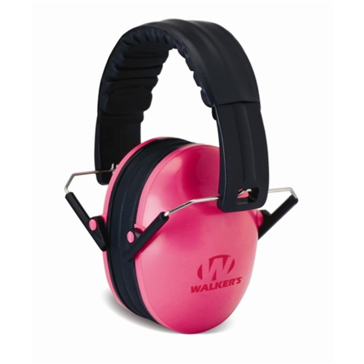 Walker'S Infant/Toddler Low Profile Lightweight Padded Headband Adjustable Folding Noise-Reducing Hearing Protection Earmuffs Pink Small