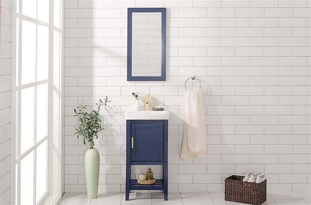 18 Blue Sink Vanity