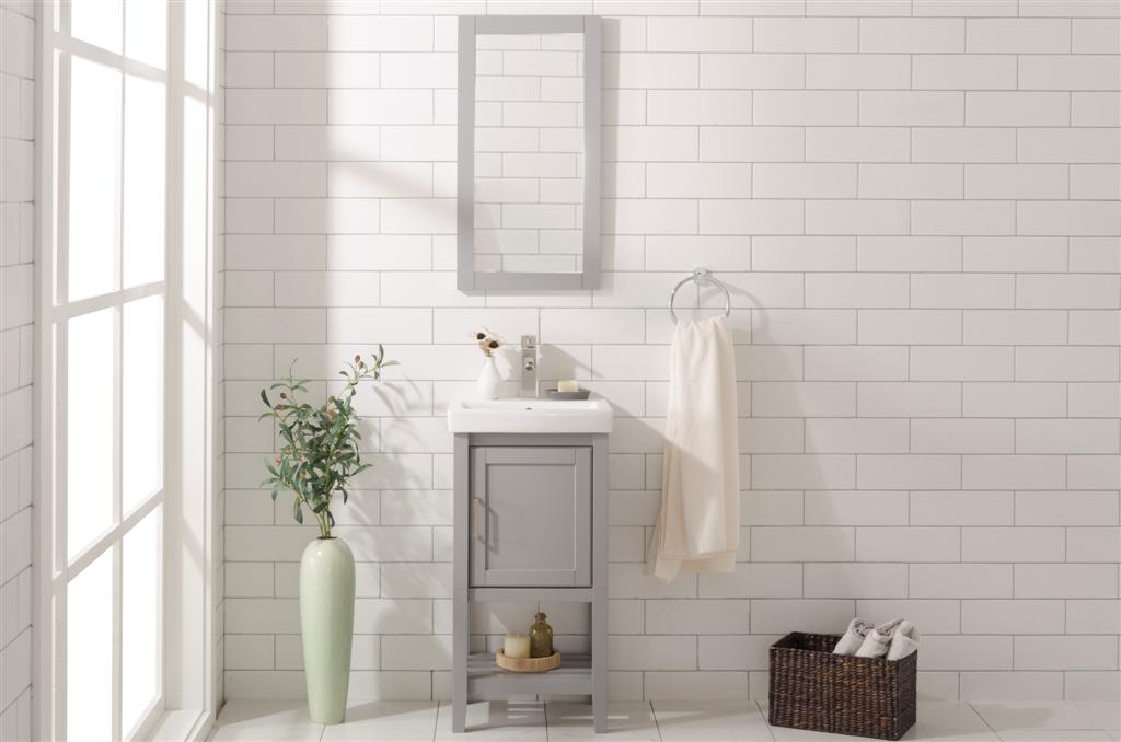 18 Gray Sink Vanity