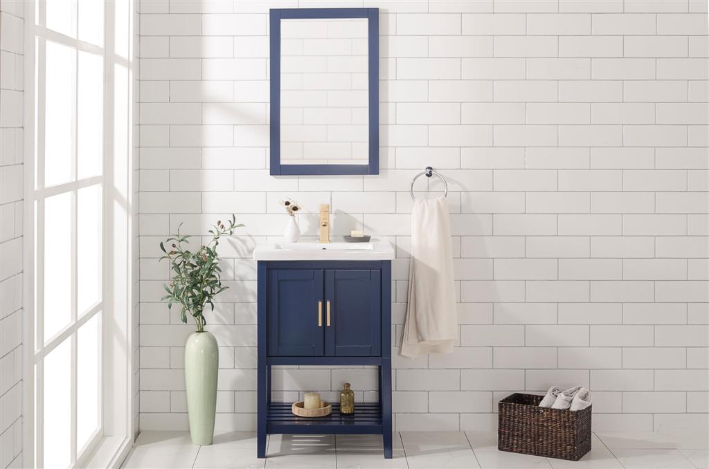 24 Kd Blue Sink Vanity