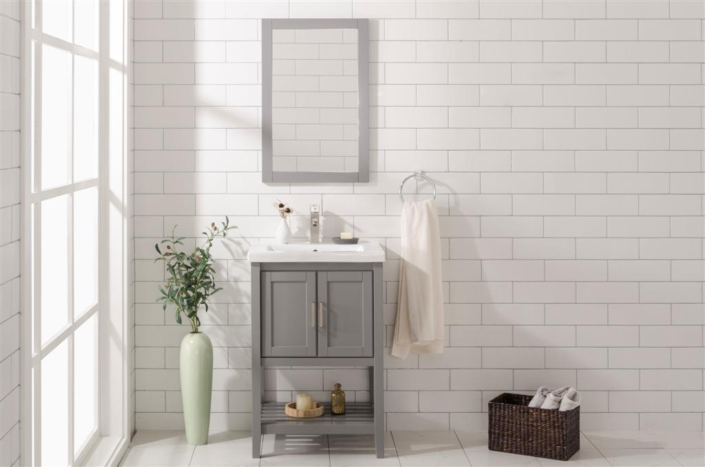 24 Kd Gray Sink Vanity