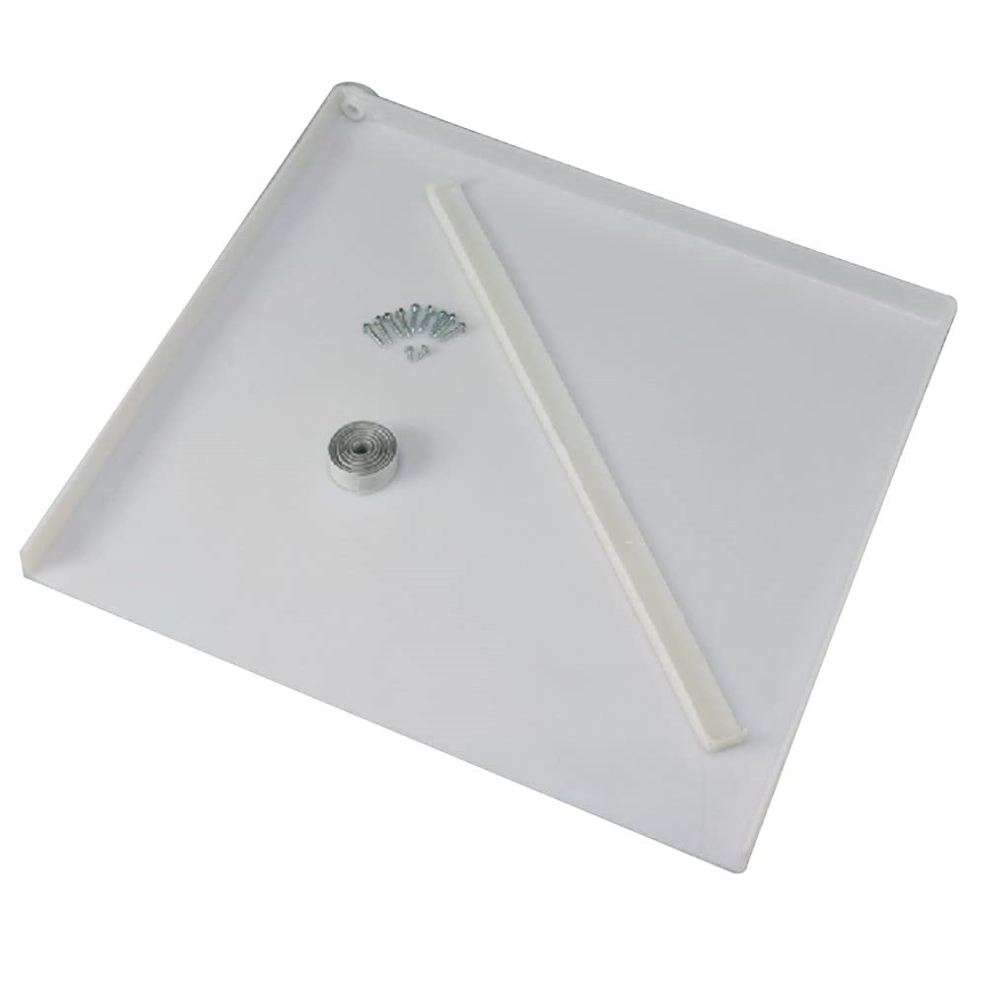 Westland Sales Pi-22 Drain-A-Way Pan 24' X 22.5' , White