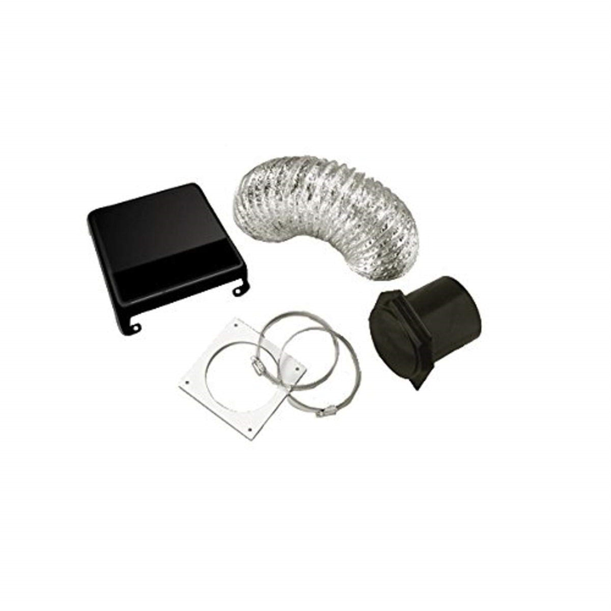 Westland Vid403Ab Deluxe Dryer Vent Kit (Black Vent Cover)