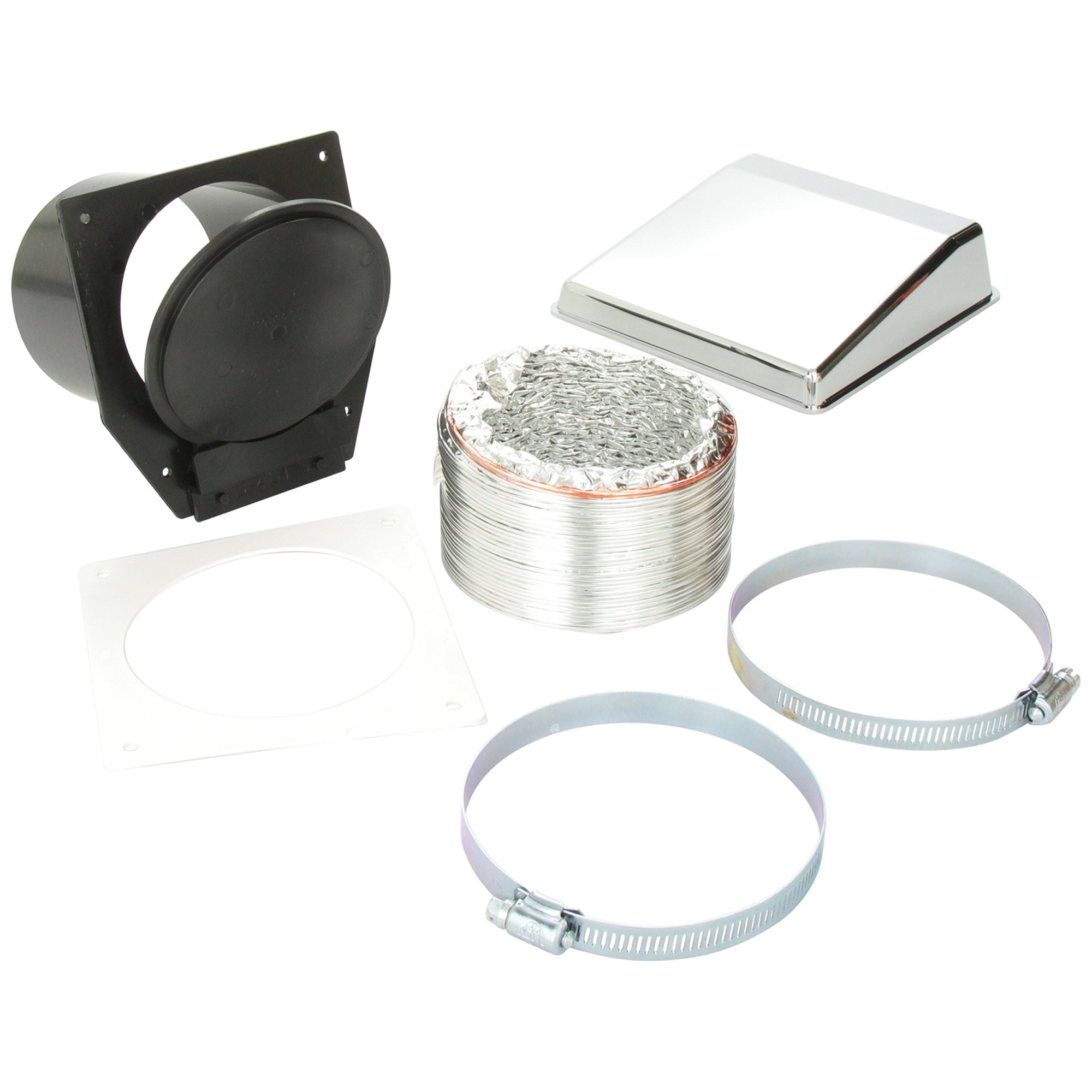 Westland Vid403Ac Sales Deluxe Dryer Vent Kit With Chrome Vent Cover
