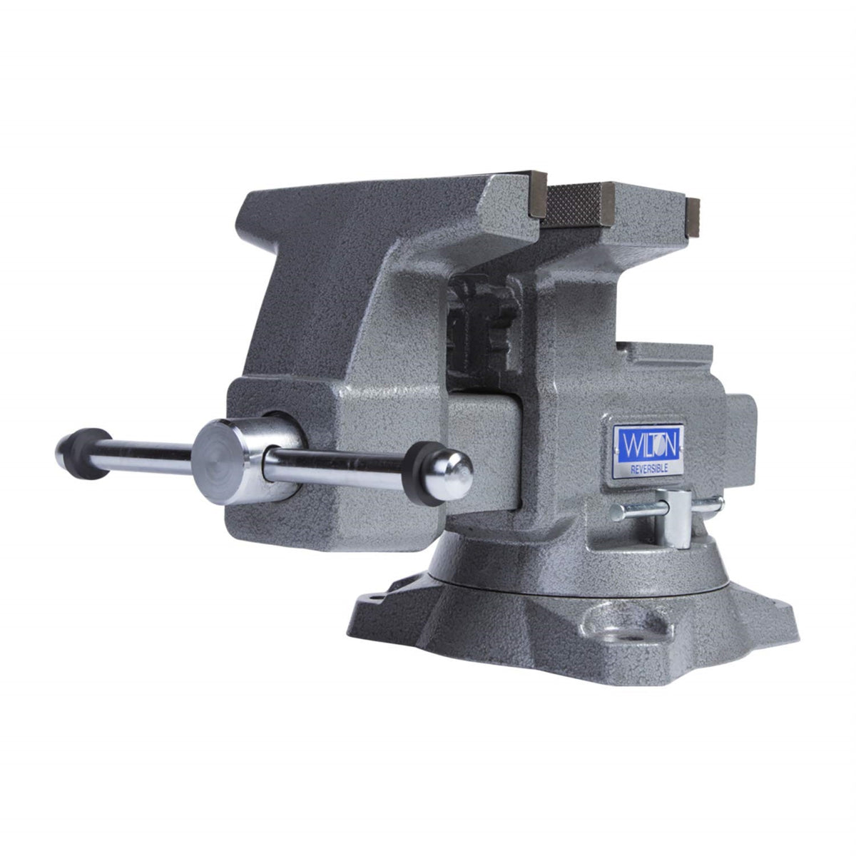 Wilton Reversible Bench Vise, 6-1/2' Jaw Width, 7-1/4' & 12-3/4' Jaw Opening, 4' Throat (Model 4650R)