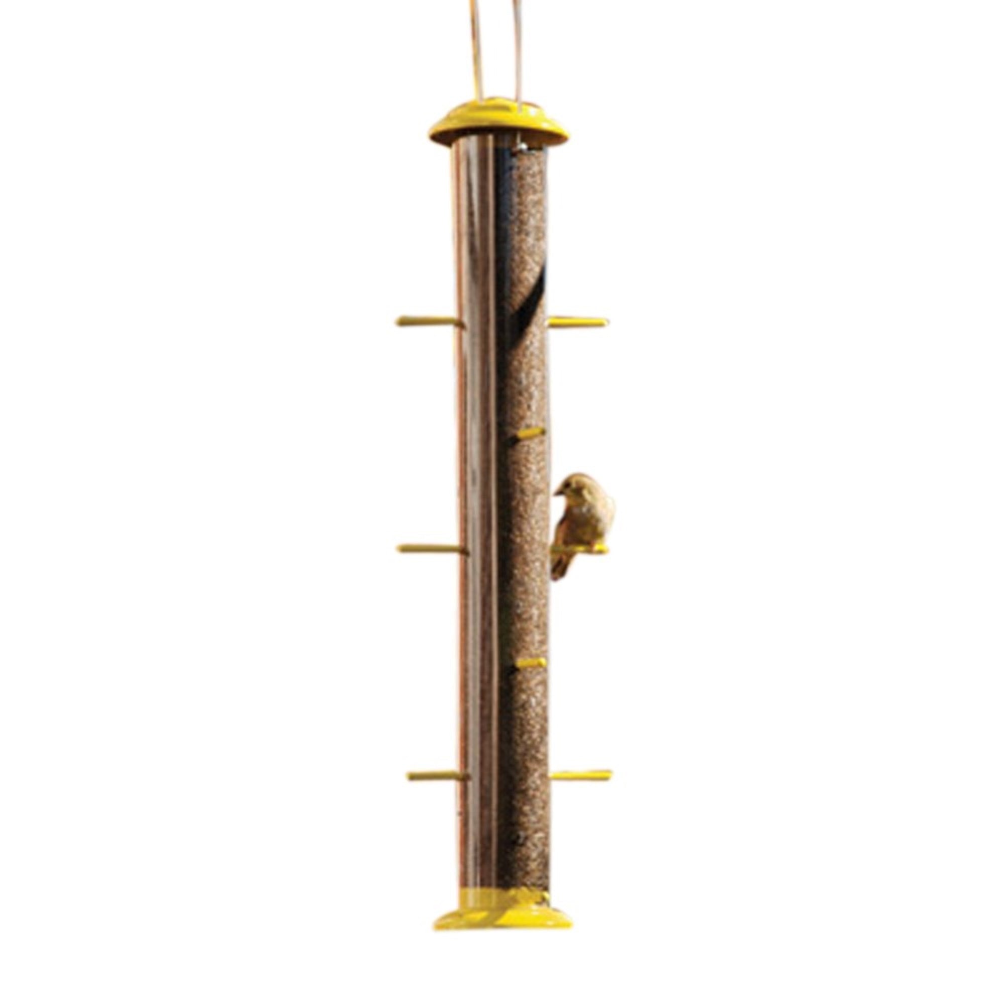 22' Yellow Finch Feeder - Metal