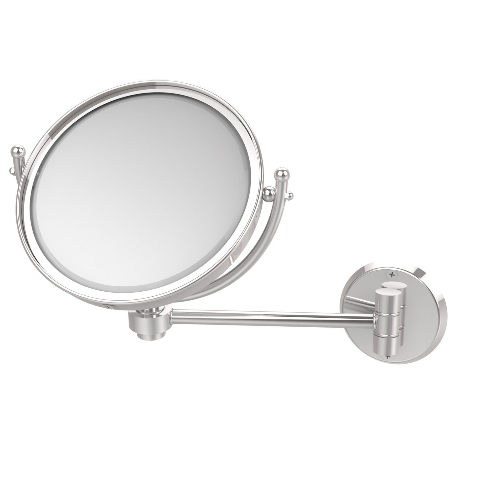 8 Inch Wall Mounted Make-Up Mirror 2X Magnification - Wm-5/2X-Pc
