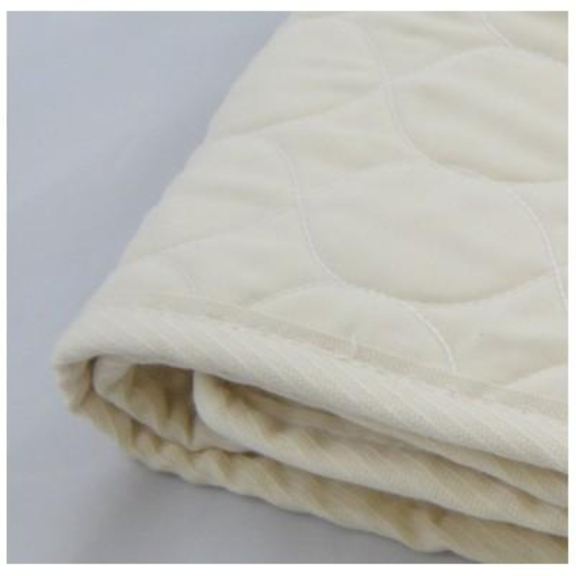 100% Organic Cotton Fully Quilted Machine Wash/Dry Pad - Baby Bunk 15 x 35″