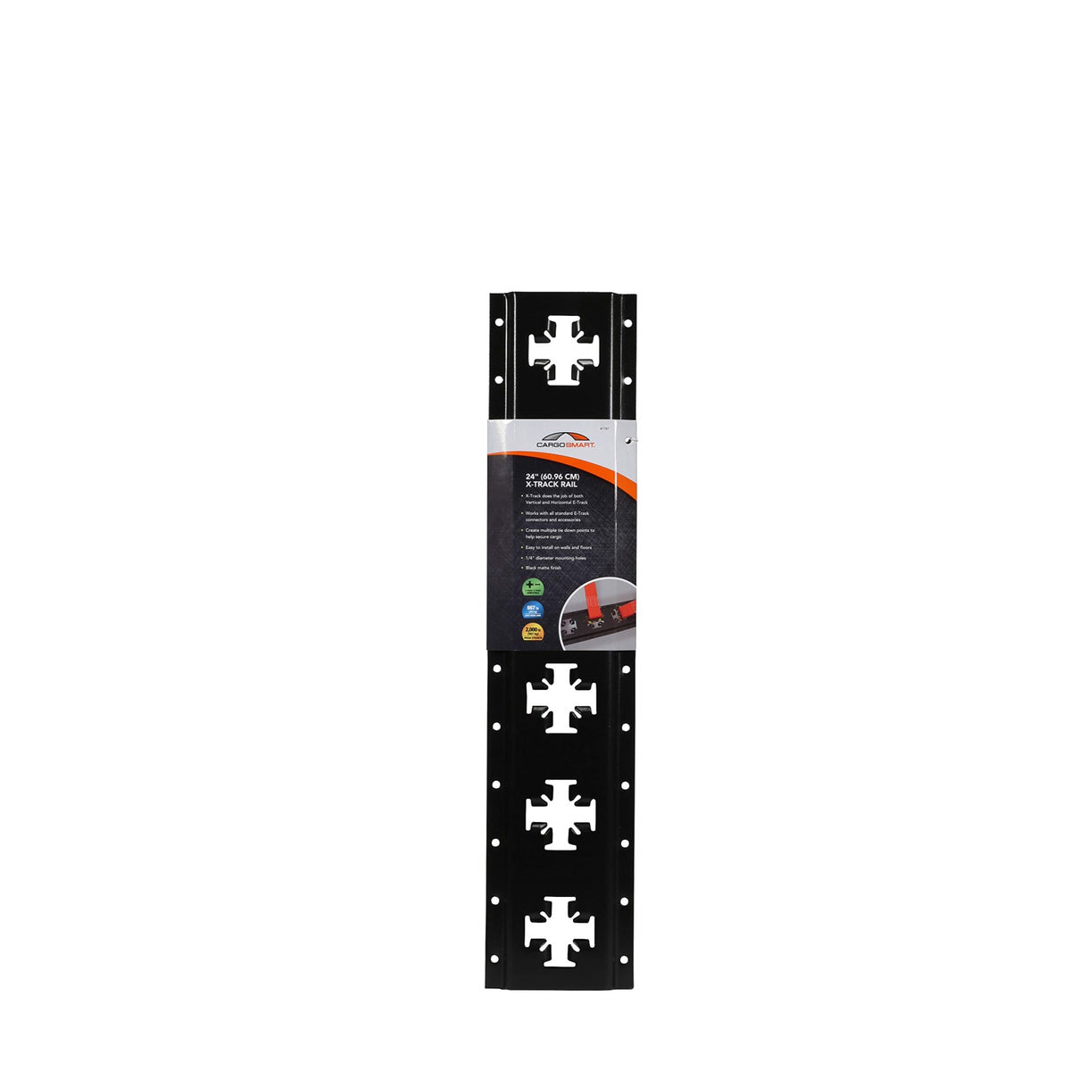 X-Track Rail, 24' - 1 Pk - Matte Black
