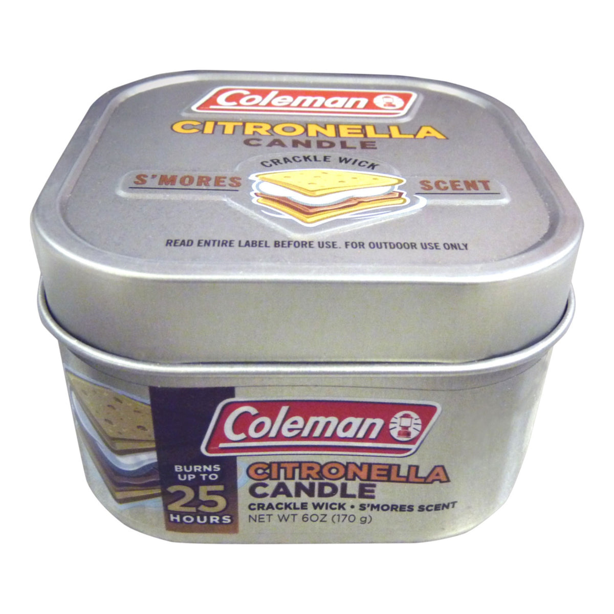 7713 - Wpc Coleman Tin Candle - Smore'S Scent