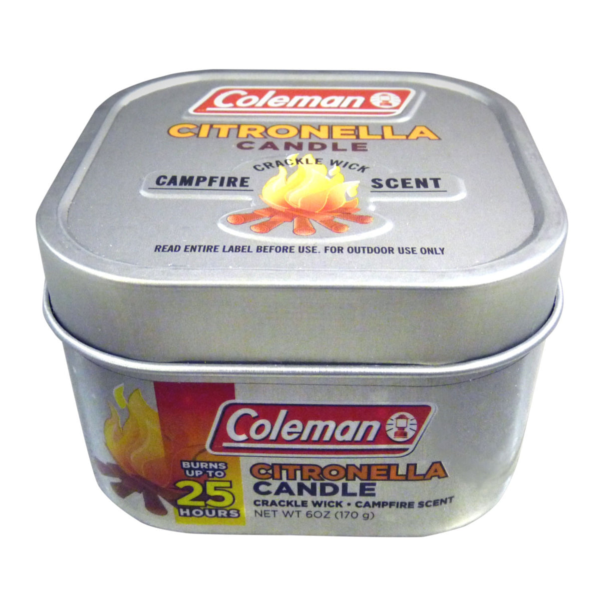 7715 - Wpc Citronella Tin Candle - Campfire Scent