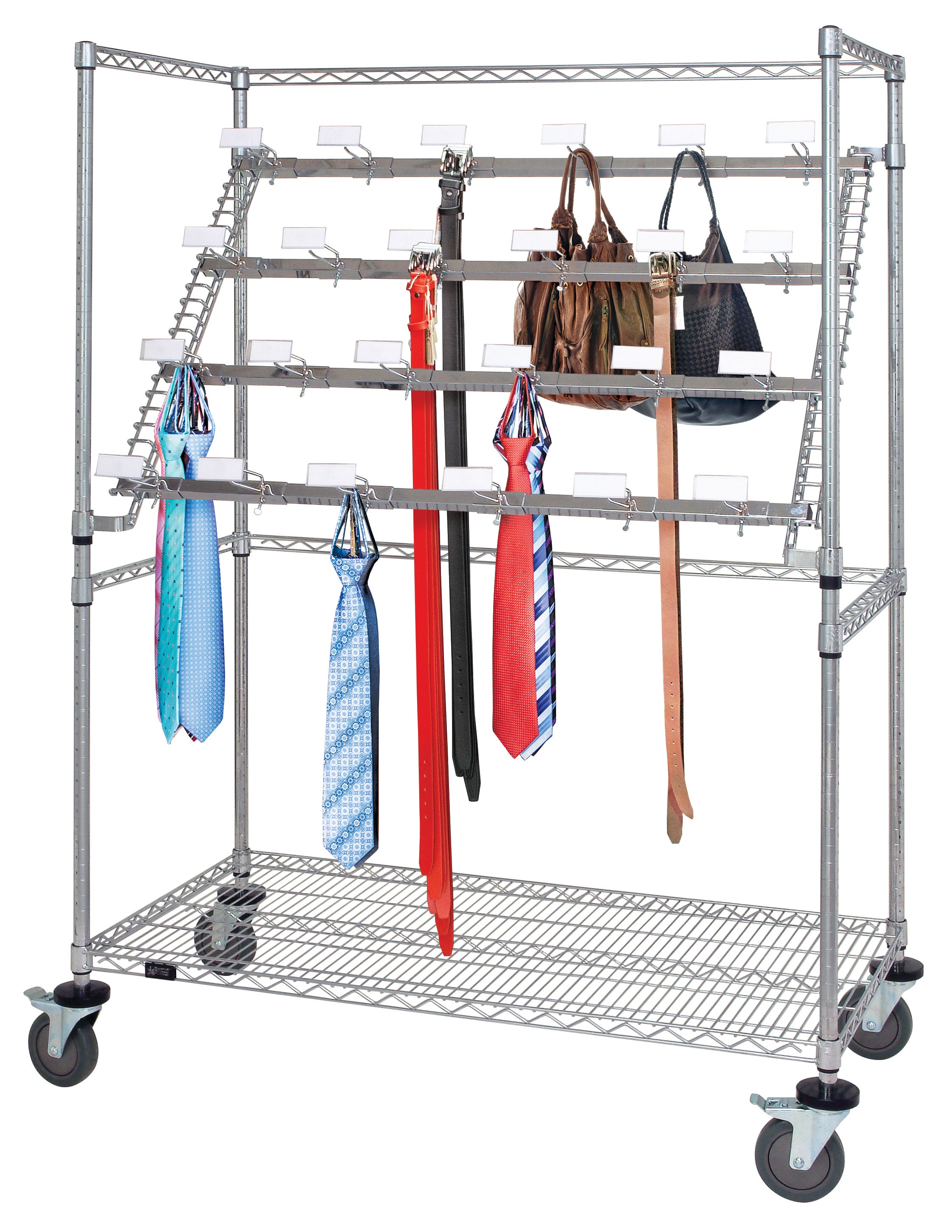 Tubular Bar, 60"L, for use with sterile and catheter carts, chrome plated finish