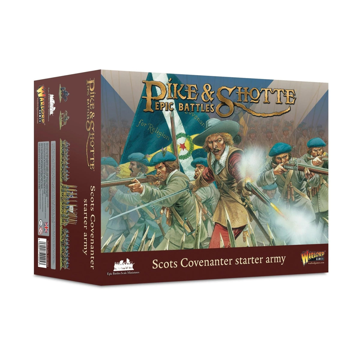 Scots Covenanters Starter Army - Epic Scale Miniatures For Pike & Shotte Highly Detailed Miniatures For Table-Top Wargaming