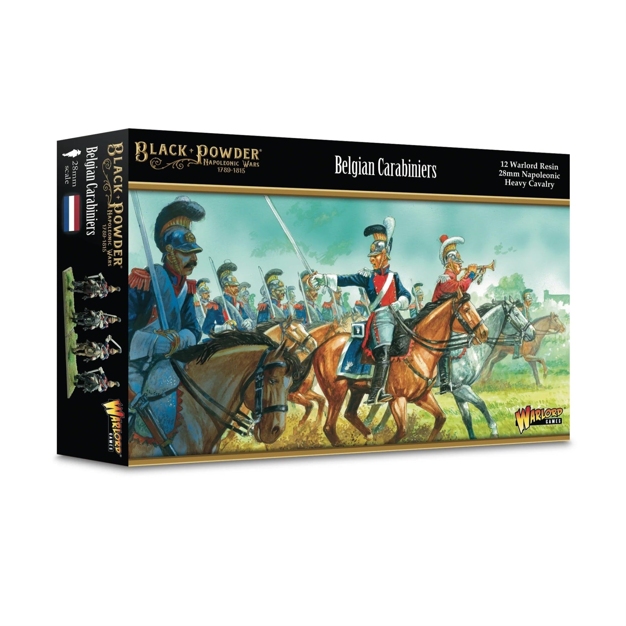 Black Powder, Napoleonic Wars, Belgian Carabiniers, 28Mm Scale Miniatures