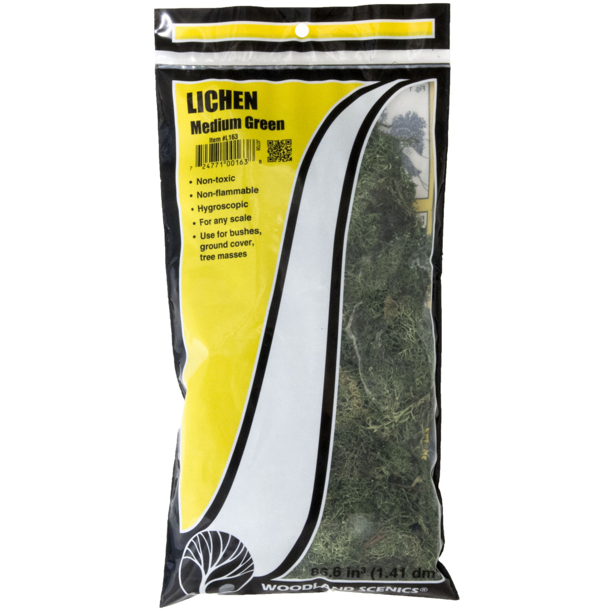 Woodland Scenics Lichen Groundcover, Medium Green