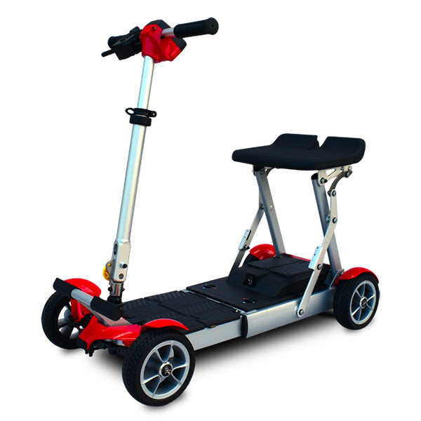 Ev Rider Gypsy Ultralight (Weighs Only 37Lbs) Collapsible 4-Wheel Mobility Scooter - Red