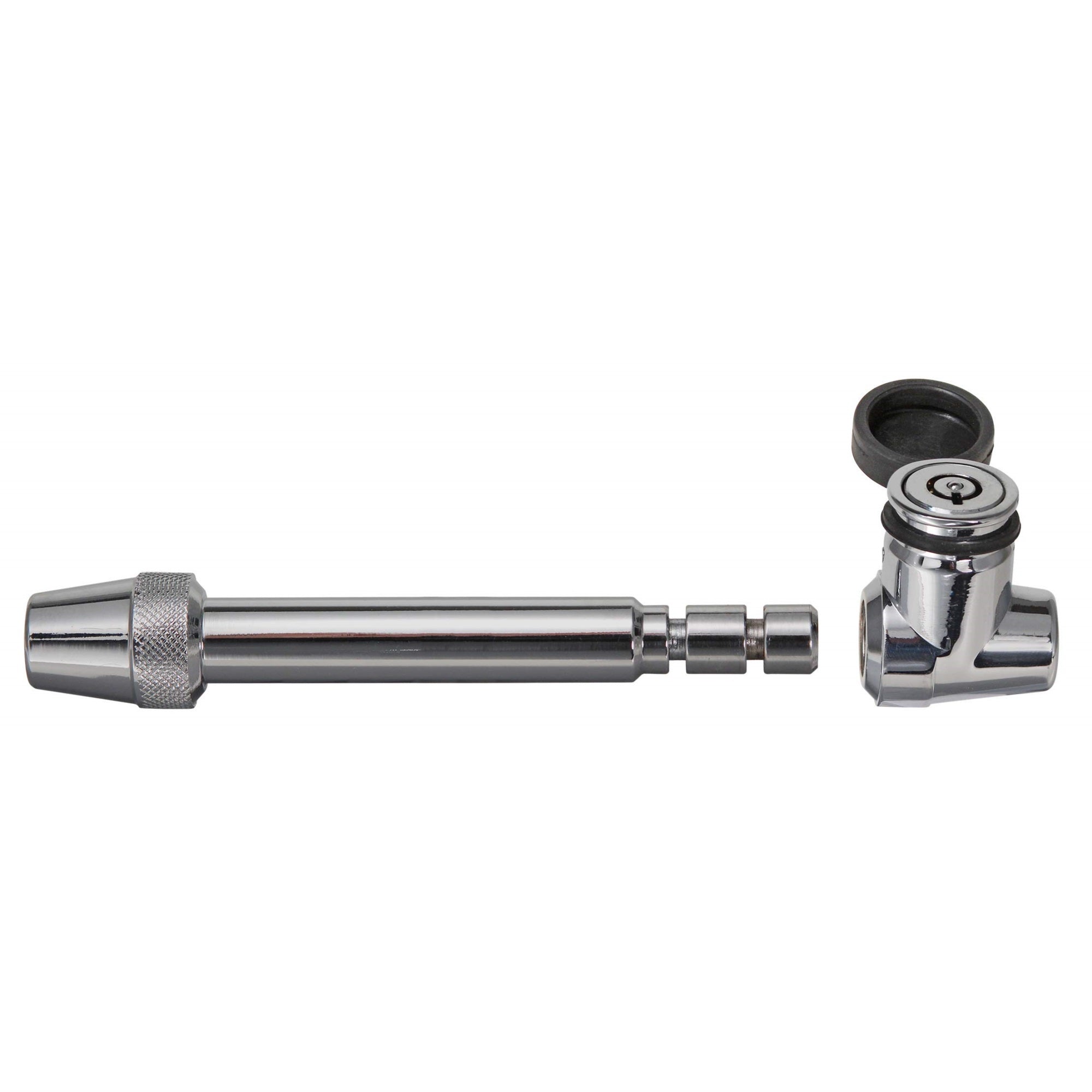 Trimax Tra5 Silver Premium Limited Access Right Angle Receiver Lock (5/8' Dia, 3-1/2' Span)