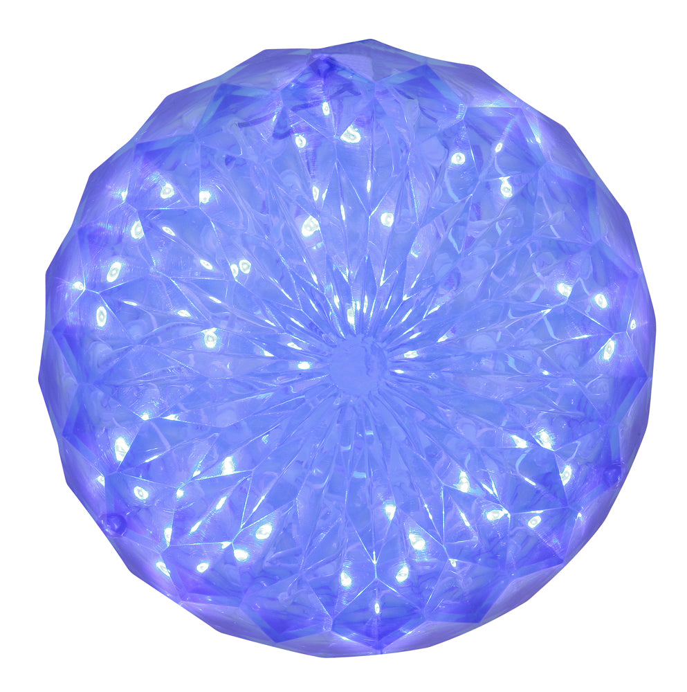 Vickerman 30Lt x 6″ LED Blue Crystal Ball Outdoor - X106602