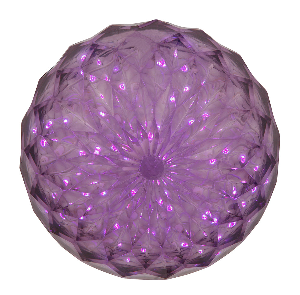 Vickerman 30Lt x6″ LED Purple Crystal Ball Outdoor - X106606