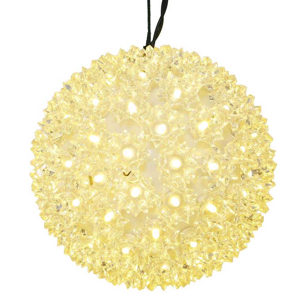 Vickerman 50Lt x 6″ LED WmWht Starlight Sphere - X120601