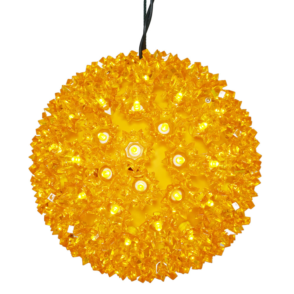 Vickerman 50Lt x 6″ LED Gold Starlight Sphere - X120607