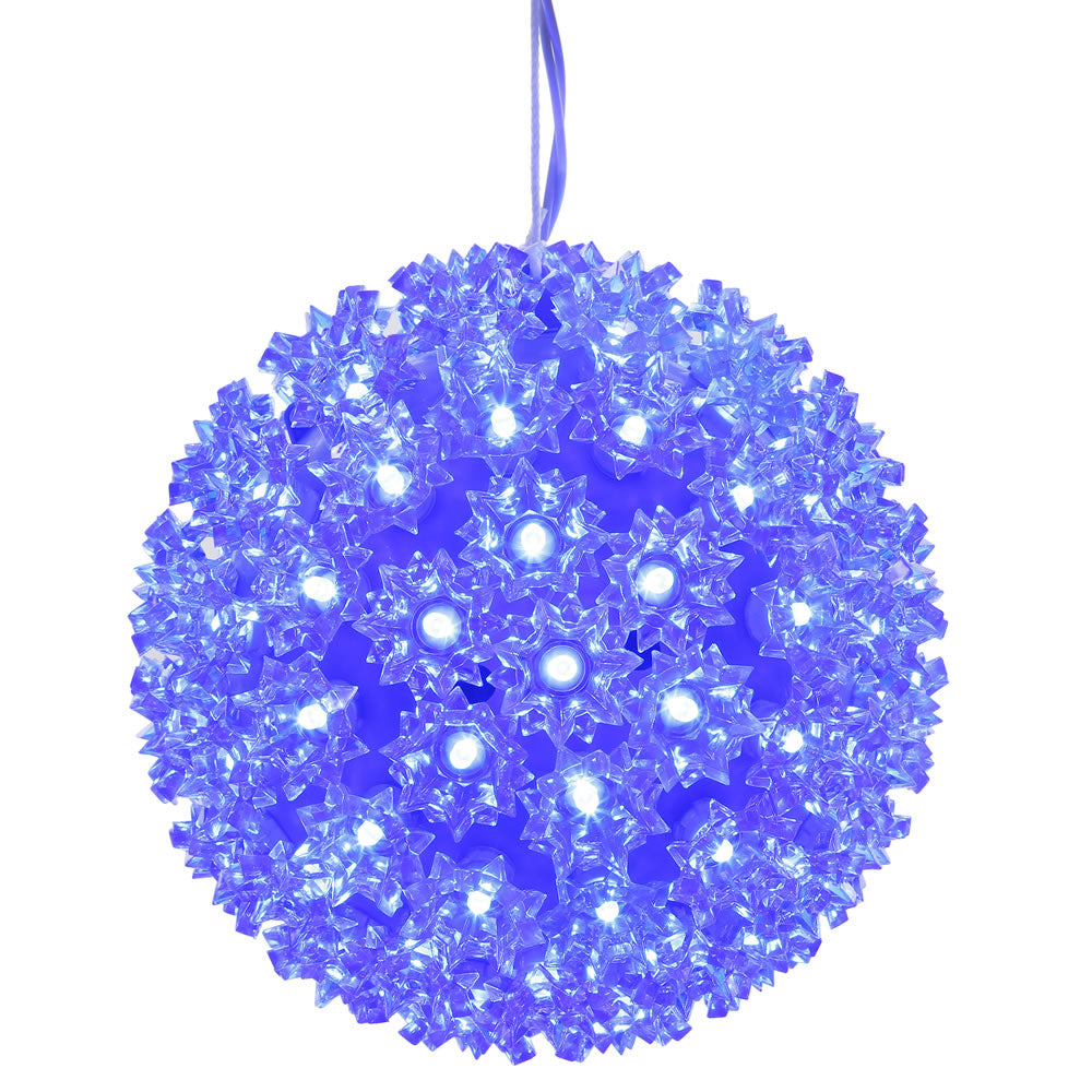 Vickerman 100Lt x 7.5″ LED Blue Starlight Sphere - X120802