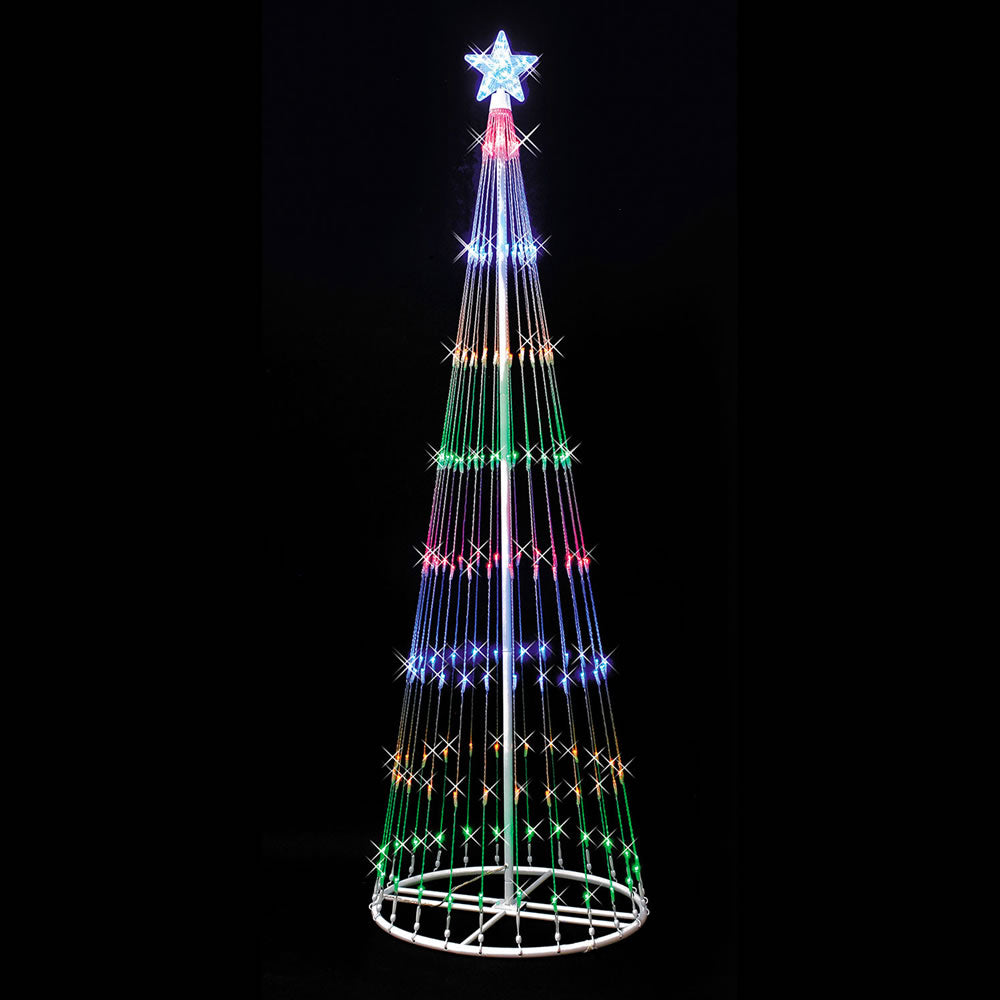 Vickerman 4' x 24″ LED 152 Multi Light Show Tree - X146340