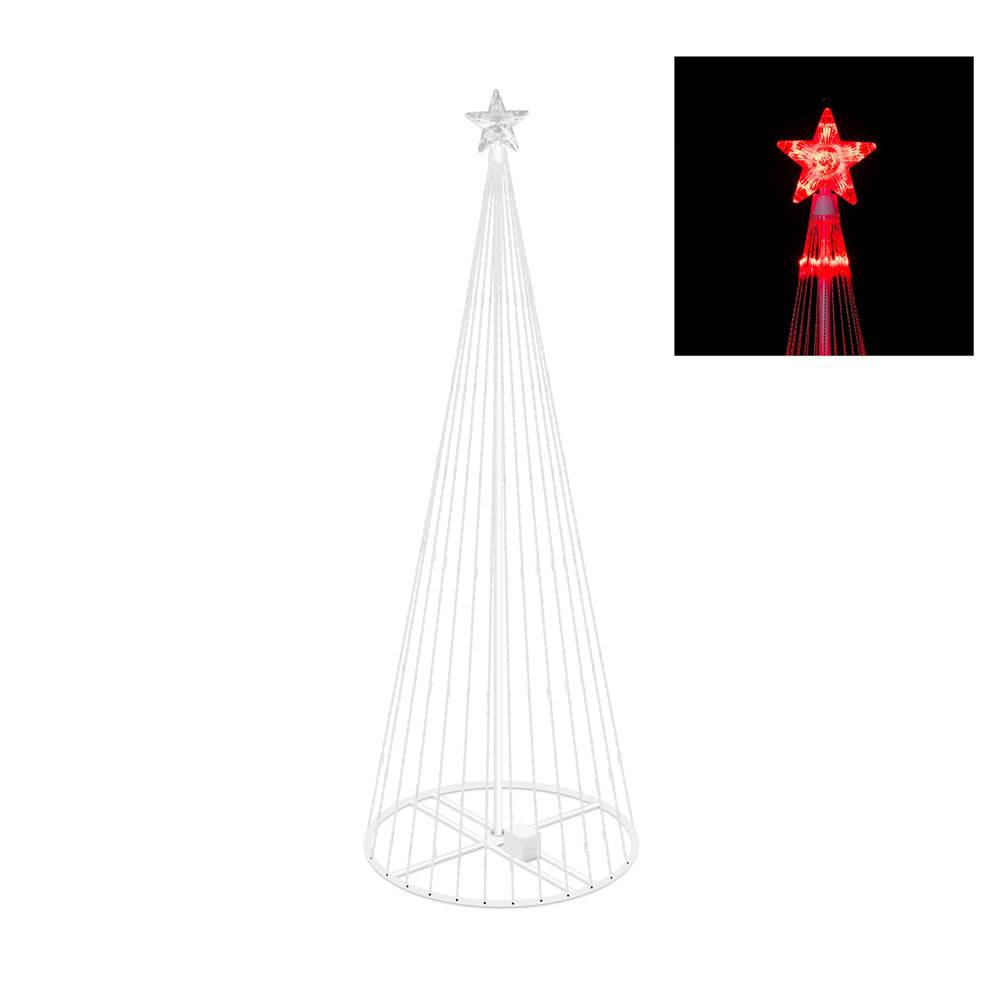 Vickerman 9' x 36″ LED 344 Red Light Show Tree - X146383