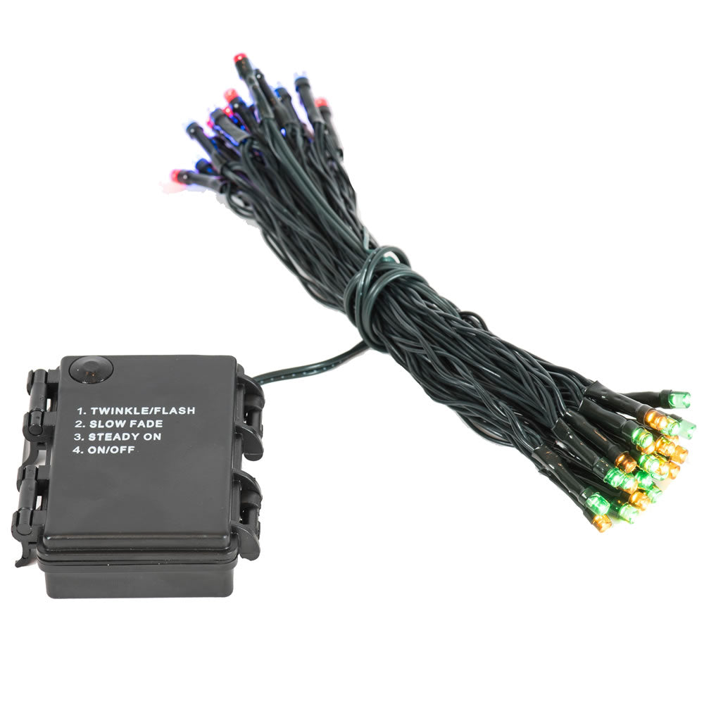 Vickerman 50Lt BO Multi/Gw LED Outdoor Timer Set - X16G250