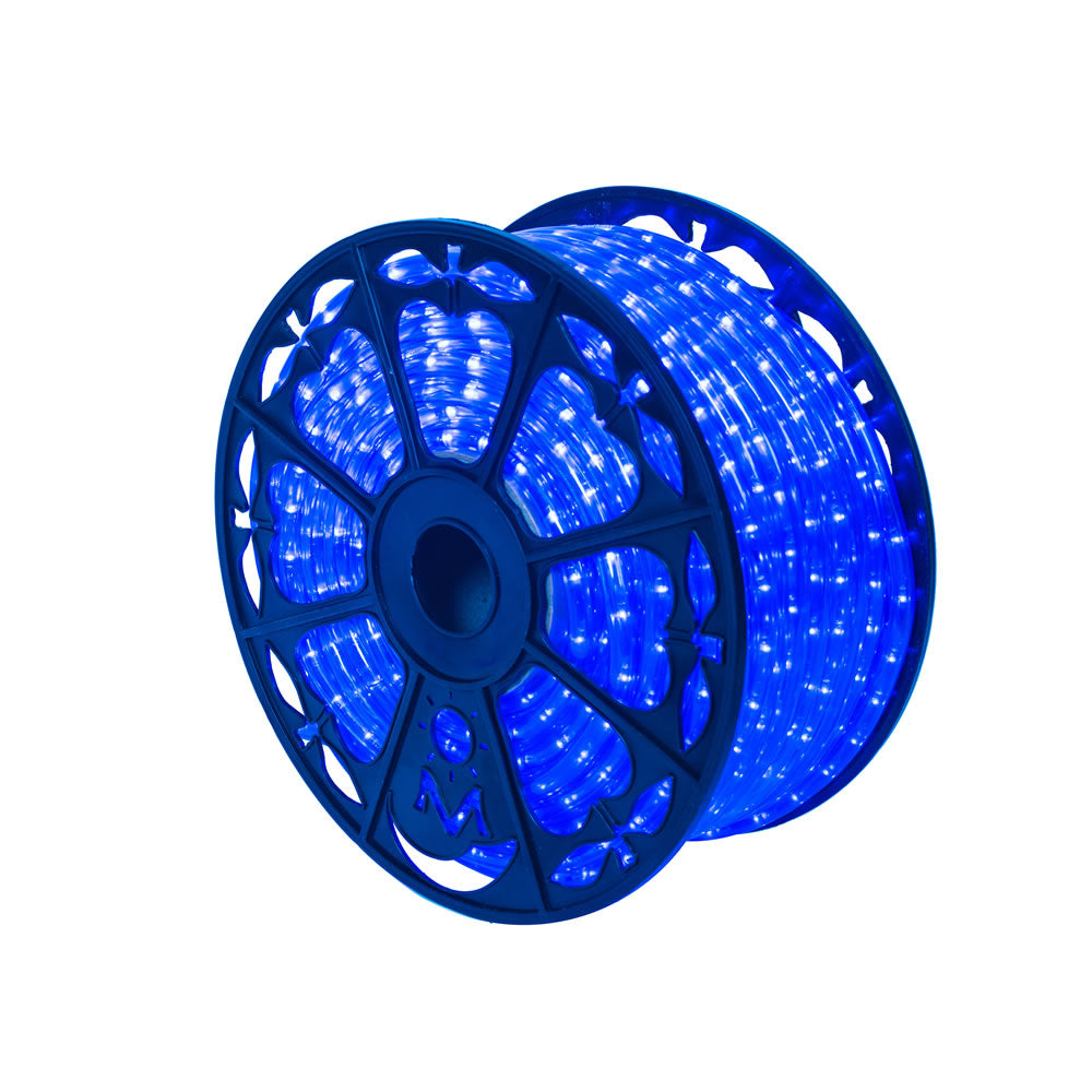 Vickerman 150' x .5” Blue LED Rope Light 120V - X171502