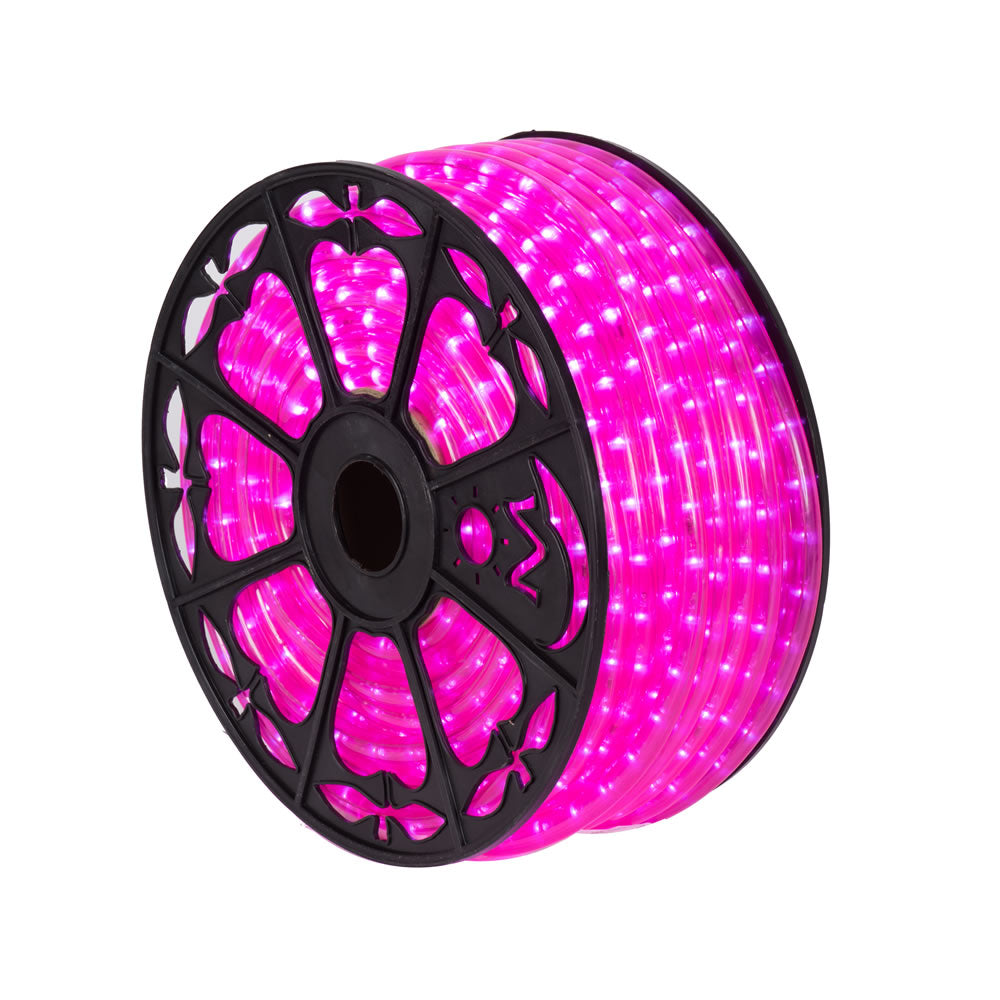 Vickerman 150' x .5” Pink LED Rope Light 120V - X171509