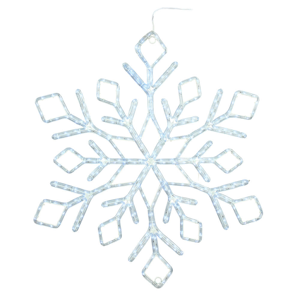 Vickerman 48″ PureWht LED Diamond Snowflake - X176148