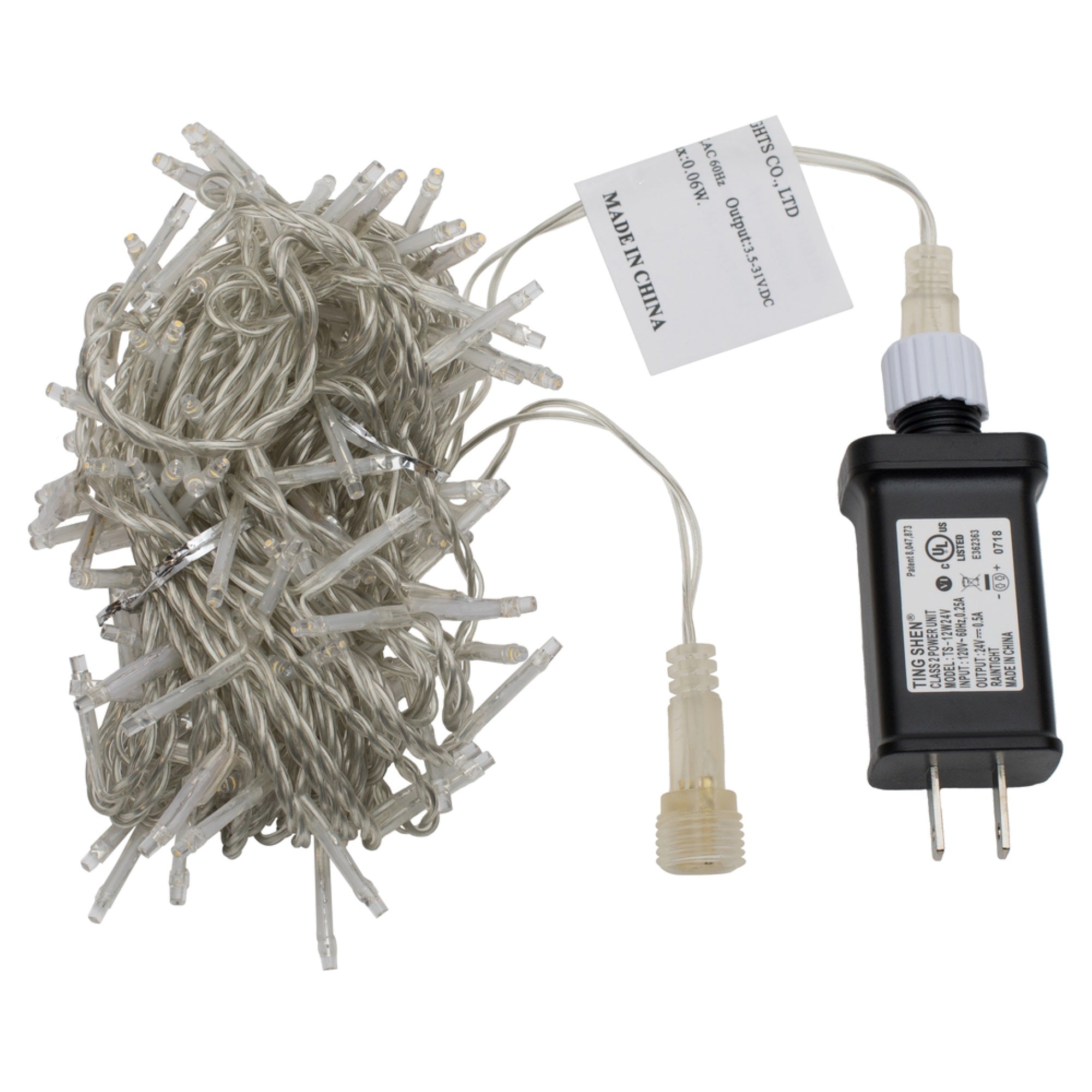 144Lt Wmwht 2F Spider Set, 24' Long