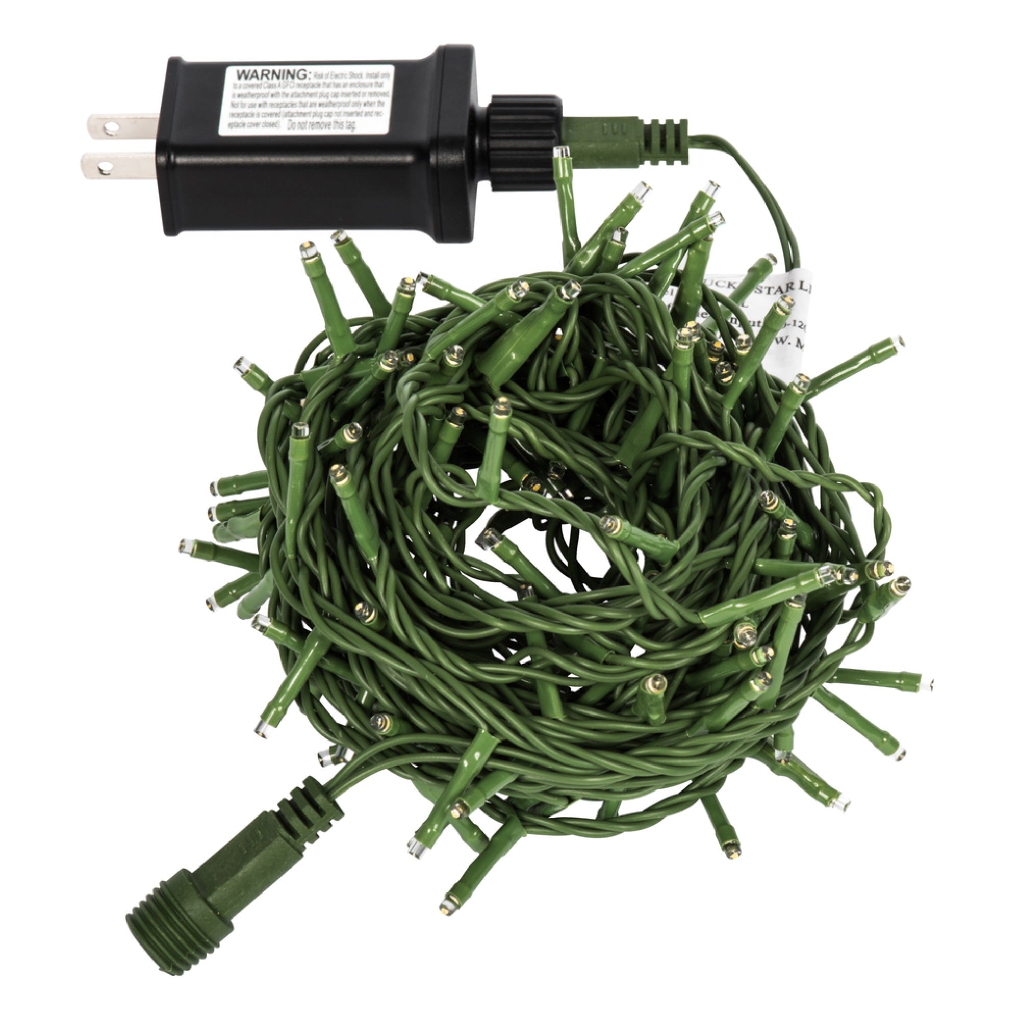 144Lt LED WmWht Cluster Set Gw E-C 24'L