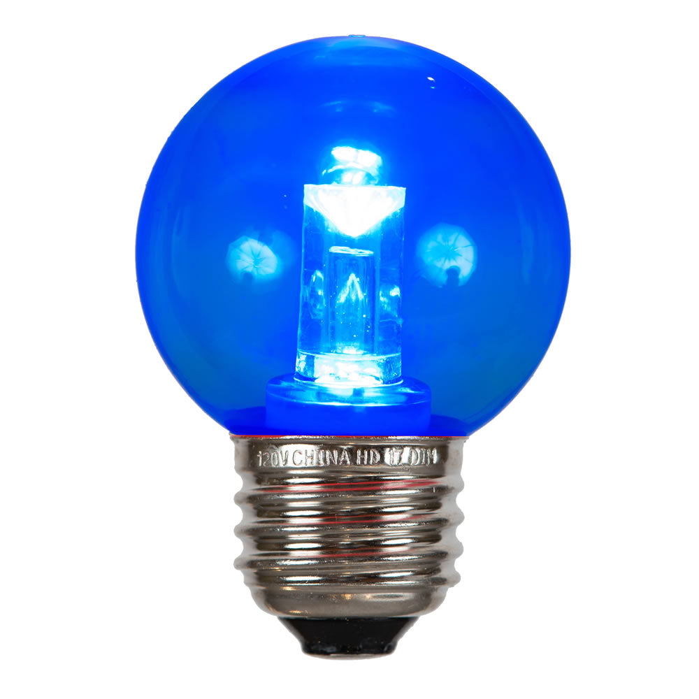 Vickerman G50 BLUE TUBE LED E26 BULB 10/BAG - X17G5002